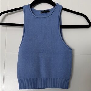 Dynamite Blue Crop Top